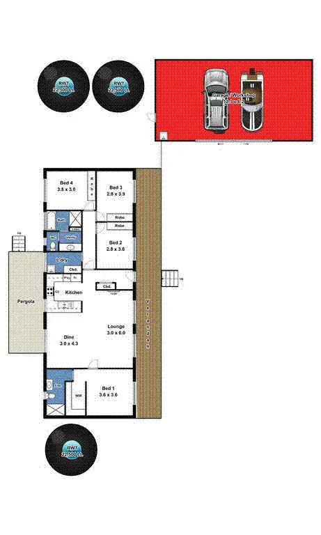 Floorplan of Homely house listing, 27 Glendale Grove, Goolwa SA 5214