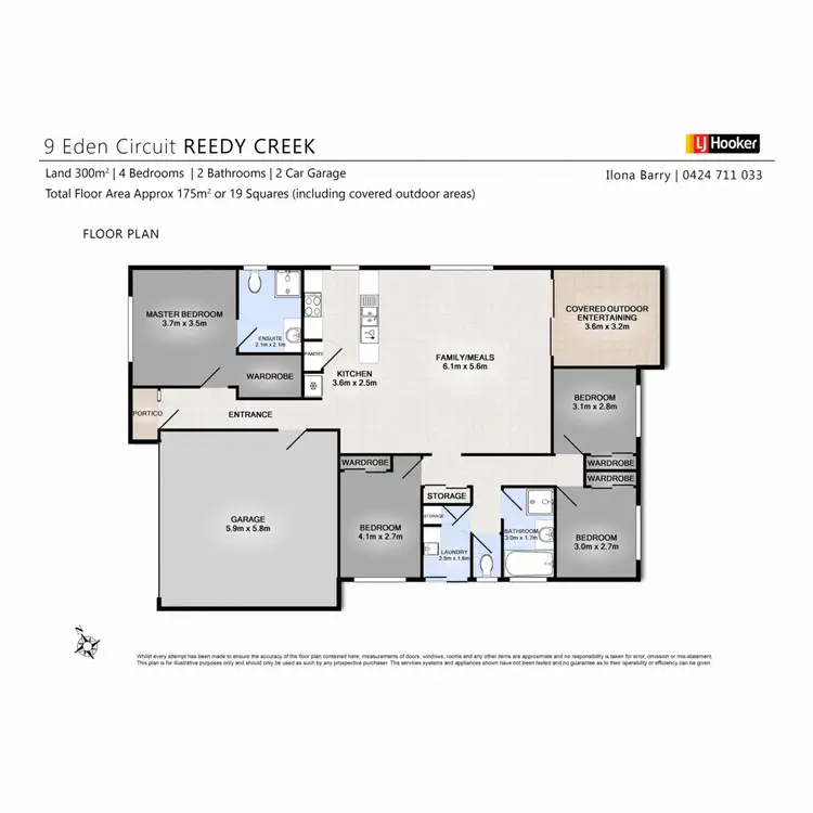 Floorplan of Homely house listing, 9 Eden Circuit, Reedy Creek QLD 4227