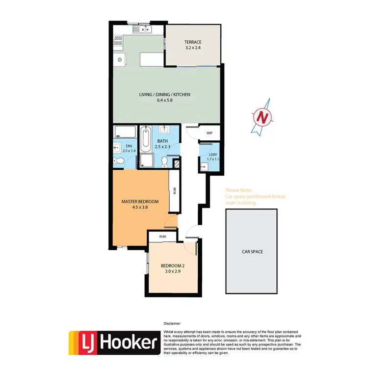 Floorplan of Homely unit listing, 34/1A Premier Lane, Rooty Hill NSW 2766
