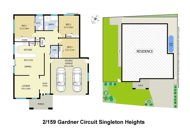 Floorplan of Homely house listing, 2/159 Gardner Circuit, Singleton Heights NSW 2330