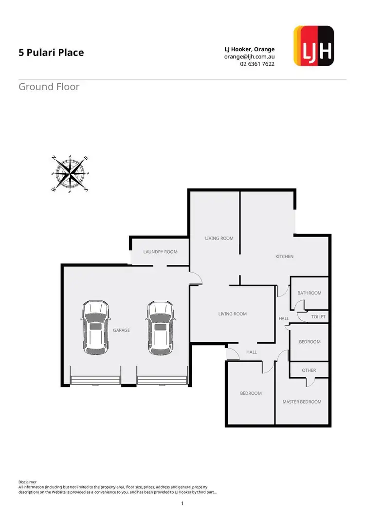 Floorplan of Homely house listing, 5 Pulari Place, Orange NSW 2800