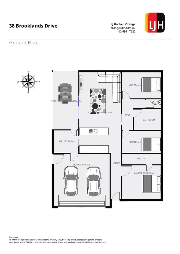 Floorplan of Homely house listing, 38 Brooklands Drive, Orange NSW 2800