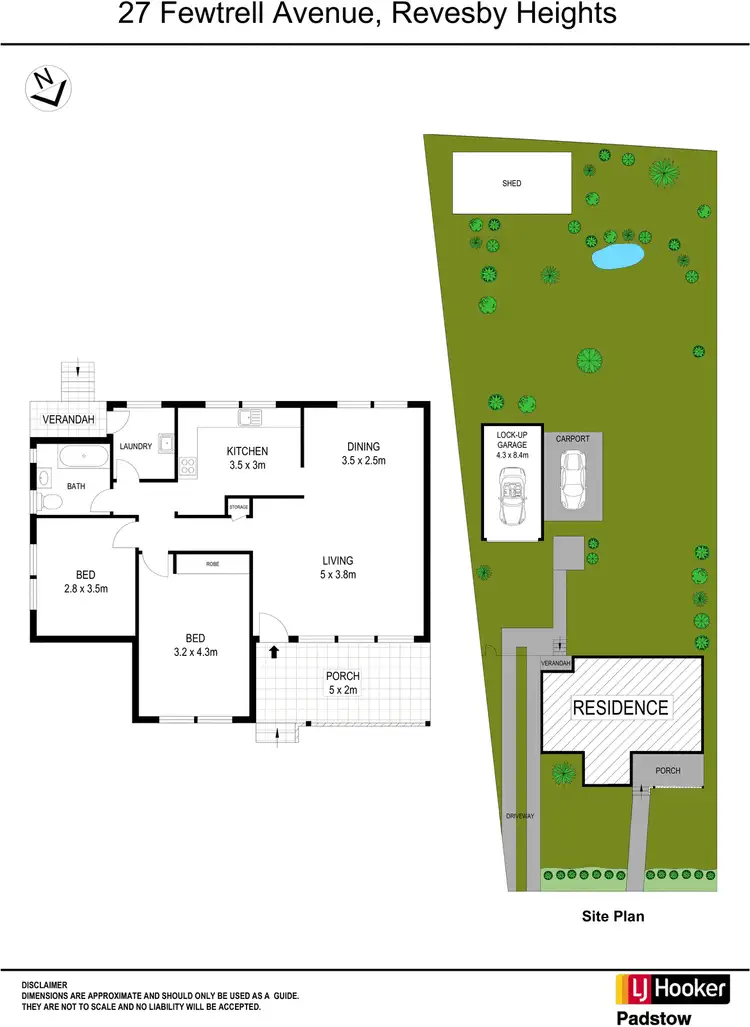Floorplan of Homely house listing, 27 Fewtrell Avenue, Revesby Heights NSW 2212