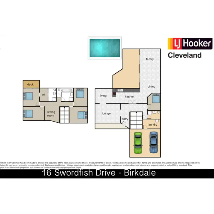 Floorplan of Homely house listing, 16 Swordfish Court, Birkdale QLD 4159