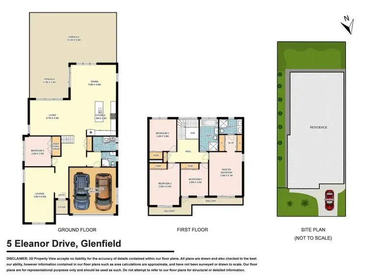 Floorplan of Homely house listing, 5 Eleanor Drive, Glenfield NSW 2167