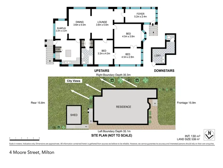 Floorplan of Homely house listing, 4 Moore St, Milton QLD 4064