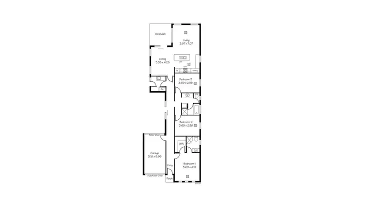 Floorplan of Homely house listing, 33 Manly Circuit, West Lakes Shore SA 5020