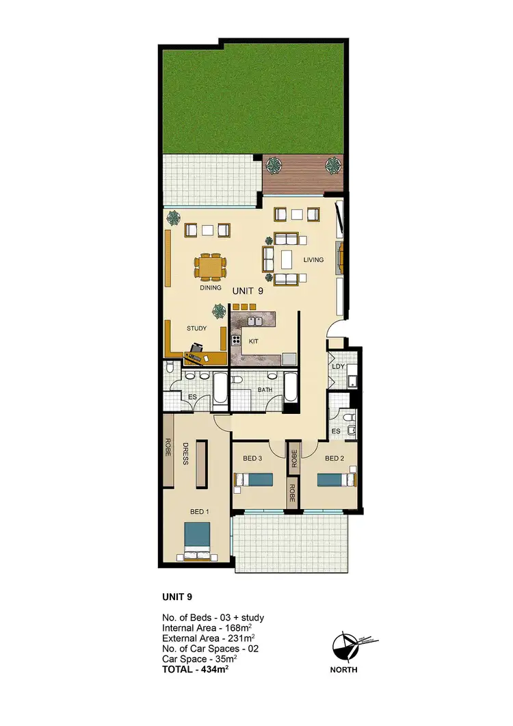 Floorplan of Homely apartment listing, 9/1070-1076 Barrenjoey Road, Palm Beach NSW 2108