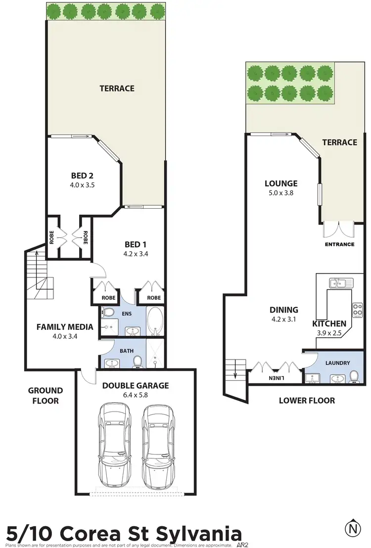 Floorplan of Homely apartment listing, 5/10 Corea Street, Sylvania NSW 2224