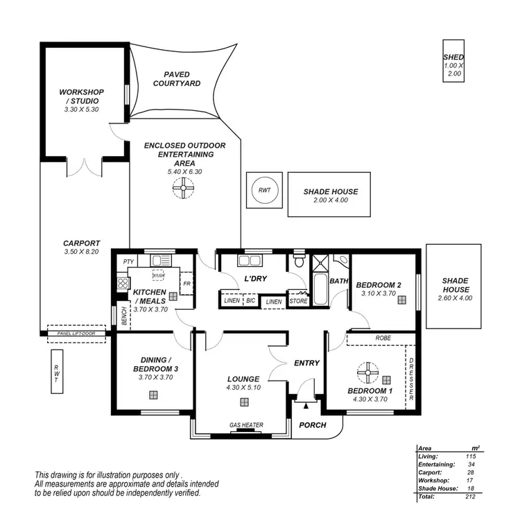 Floorplan of Homely house listing, 5 Aberdare Avenue, Trinity Gardens SA 5068