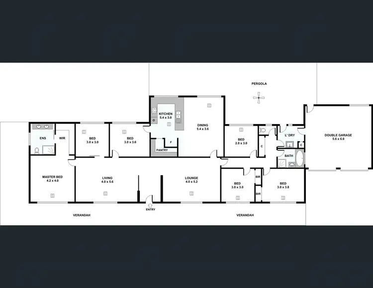 Floorplan of Homely house listing, 1 Thorpe Street, Oakden SA 5086