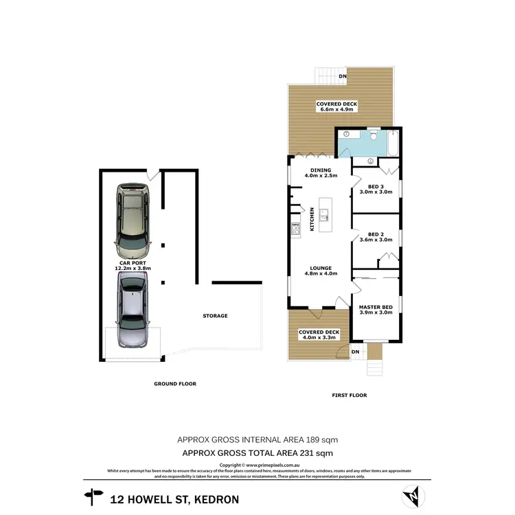 Floorplan of Homely house listing, 12 Howell Street, Kedron QLD 4031