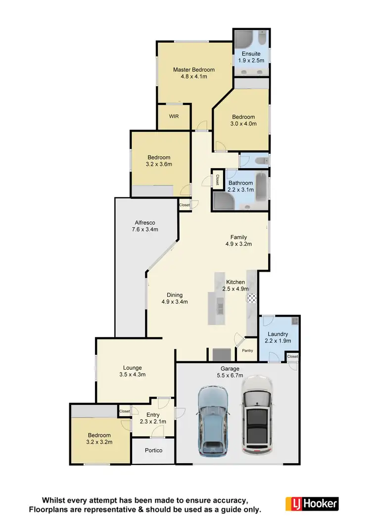 Floorplan of Homely house listing, 21 Booyong Place, Bridgeman Downs QLD 4035