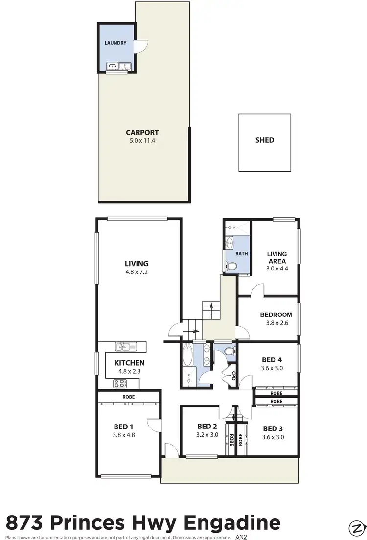 Floorplan of Homely house listing, 873 Princes Highway, Engadine NSW 2233