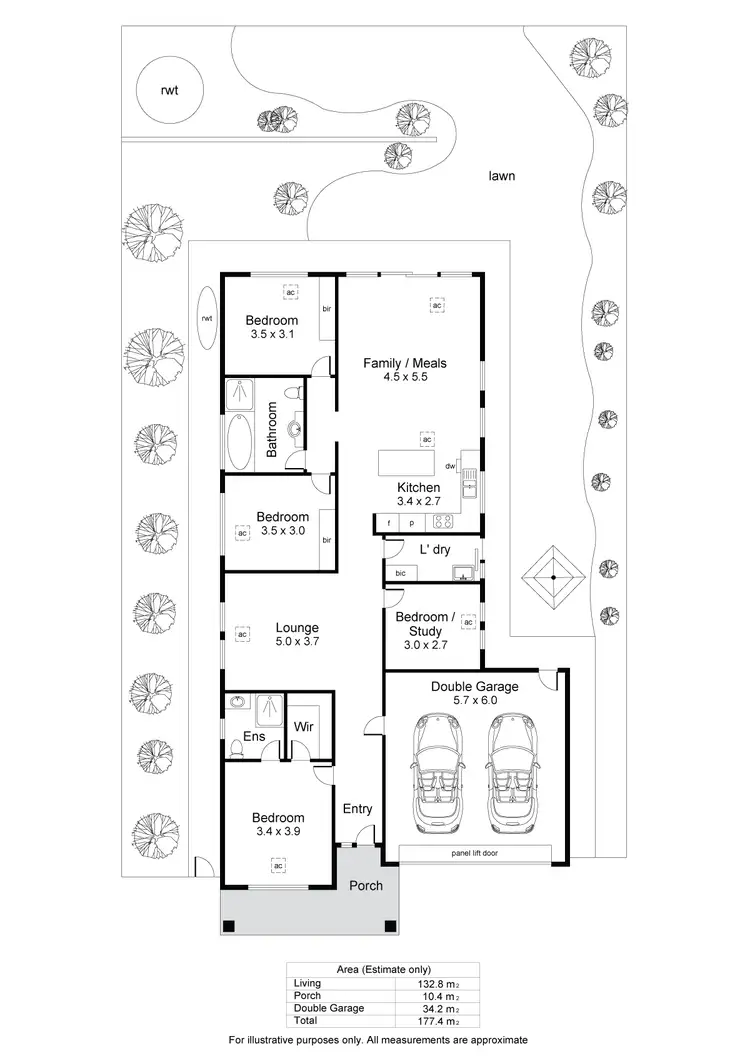 Floorplan of Homely house listing, 5 Galloway Court, Mount Barker SA 5251