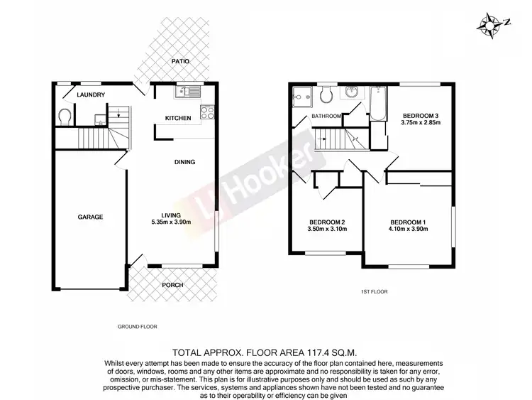 Floorplan of Homely townhouse listing, Unit 8/14 Duke Street, Slacks Creek QLD 4127