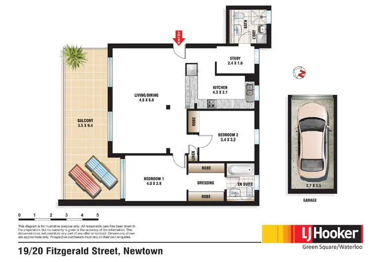 Floorplan of Homely apartment listing, 19/20 Fitzgerald Street, Newtown NSW 2042