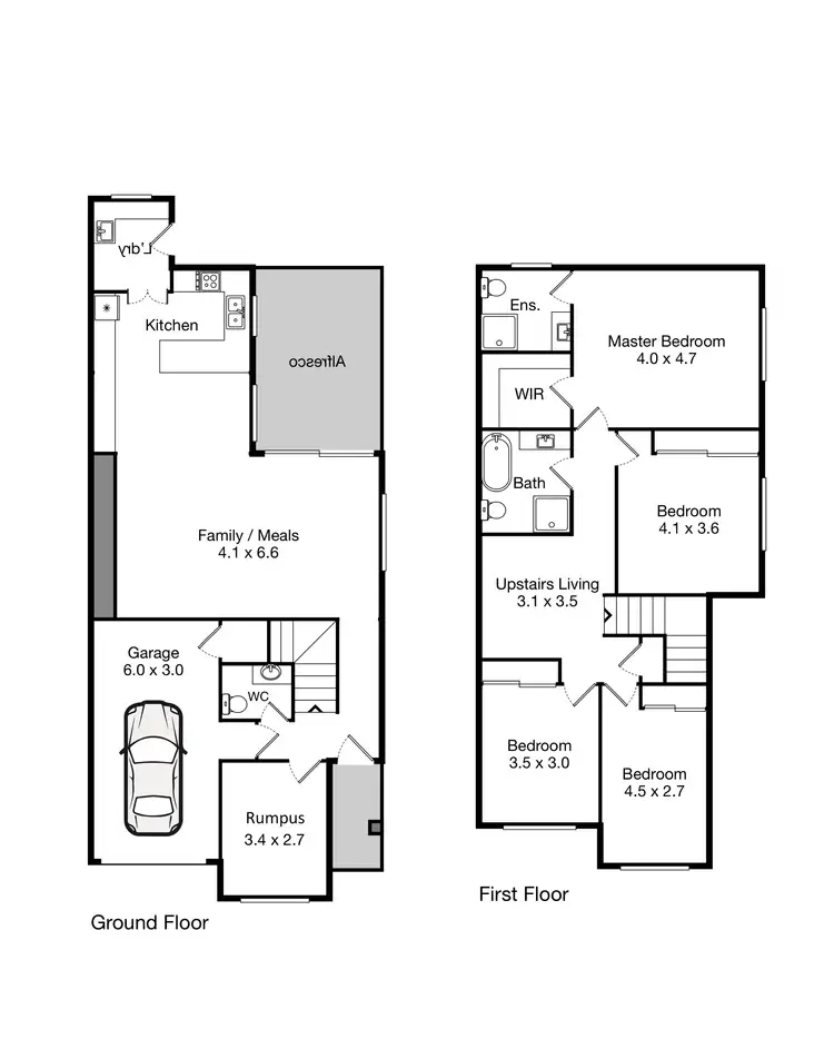 Floorplan of Homely house listing, 5b Kelly Street, Oran Park NSW 2570