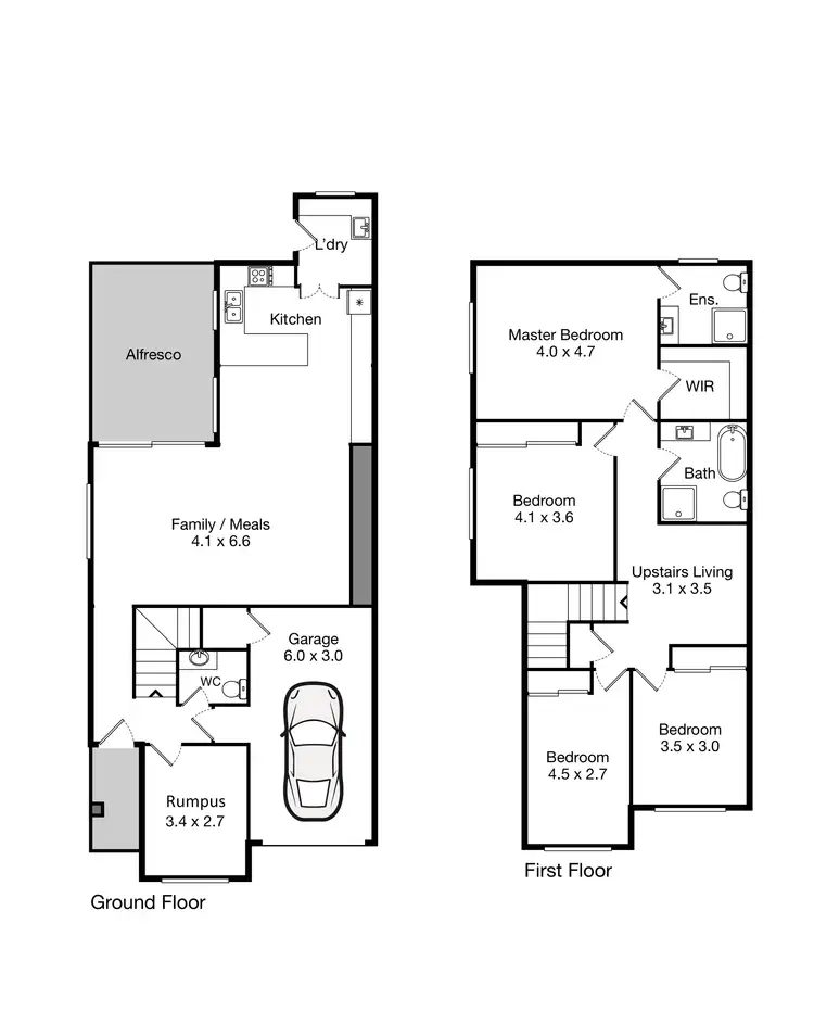 Floorplan of Homely house listing, 5a Kelly Street, Oran Park NSW 2570
