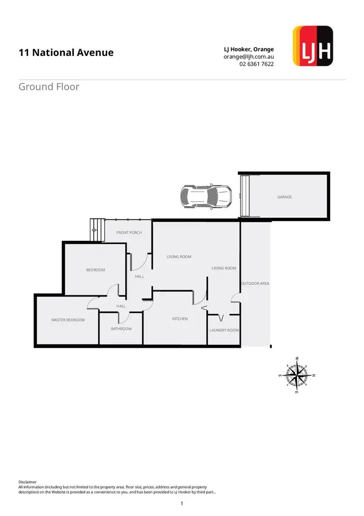 Floorplan of Homely house listing, 11 National Avenue, Orange NSW 2800