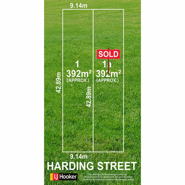 Floorplan of Homely land listing, 1 Harding Street, Glengowrie SA 5044