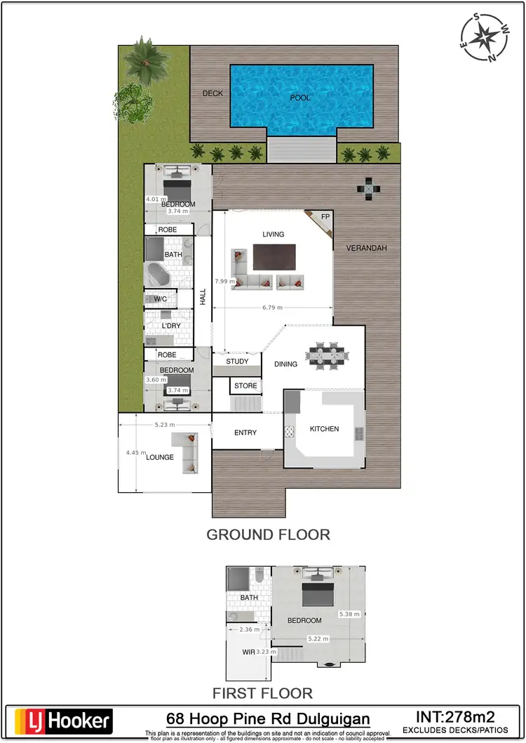 Floorplan of Homely rural property listing, 68 Hoop Pine Road, Dulguigan NSW 2484