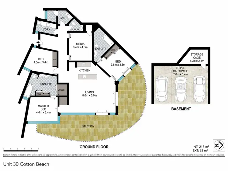 Floorplan of Homely unit listing, 30/685 Casuarina Way, Casuarina NSW 2487
