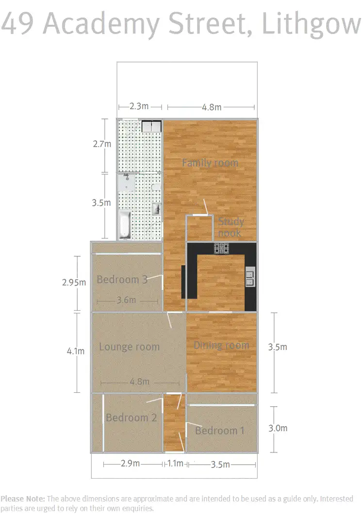 Floorplan of Homely house listing, 49 Academy Street, Lithgow NSW 2790