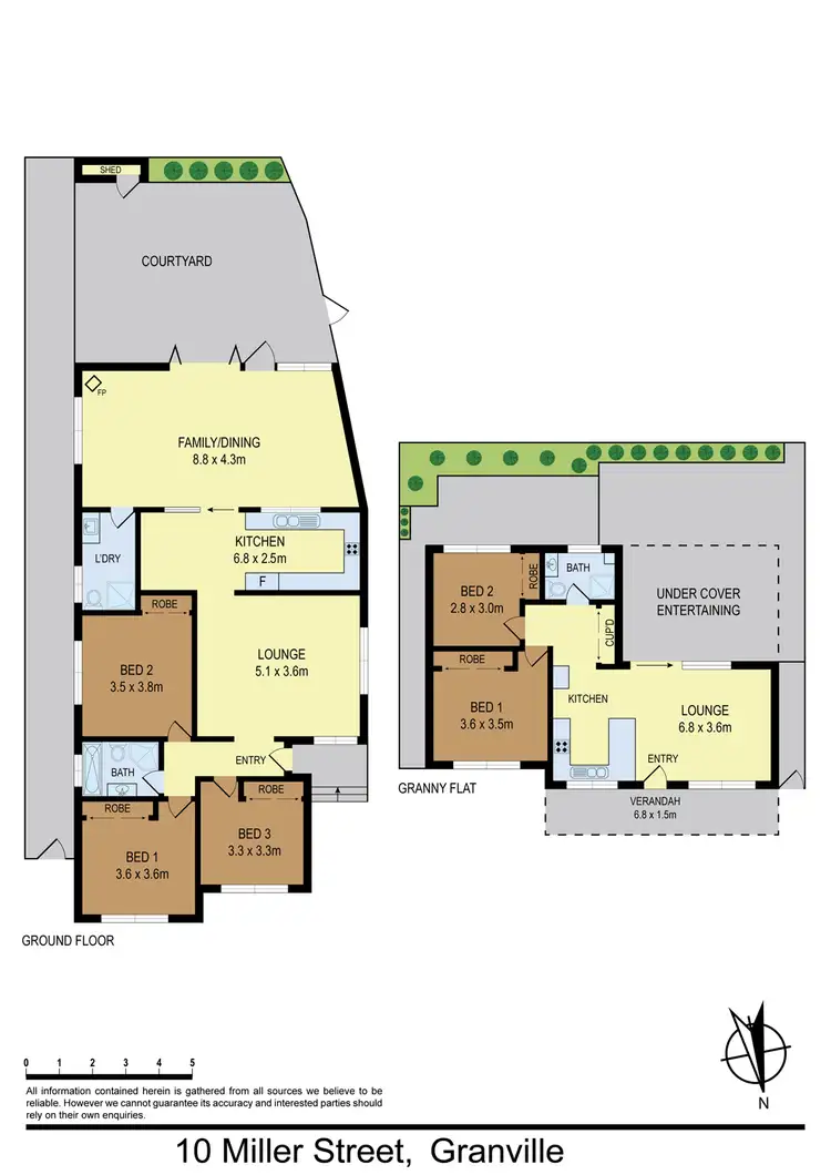 Floorplan of Homely house listing, 10 Miller Street, Granville NSW 2142