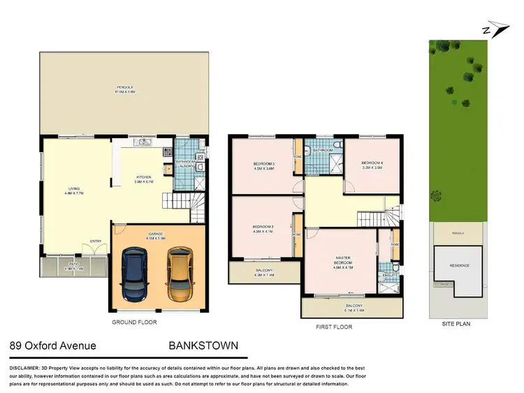 Floorplan of Homely house listing, 89 Oxford Avenue, Bankstown NSW 2200