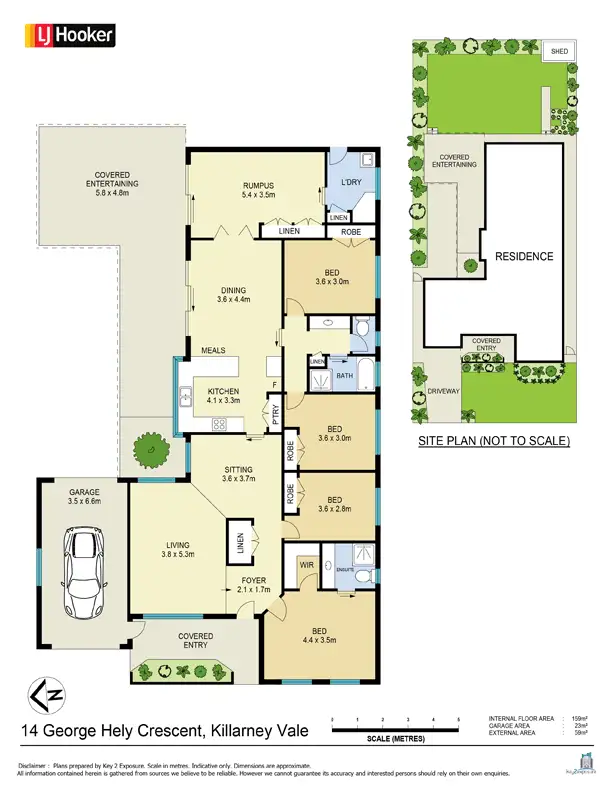 Floorplan of Homely house listing, 14 George Hely Crescent, Killarney Vale NSW 2261