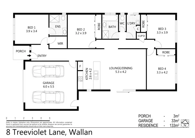 Floorplan of Homely house listing, 8 Treeviolet Lane, Wallan VIC 3756