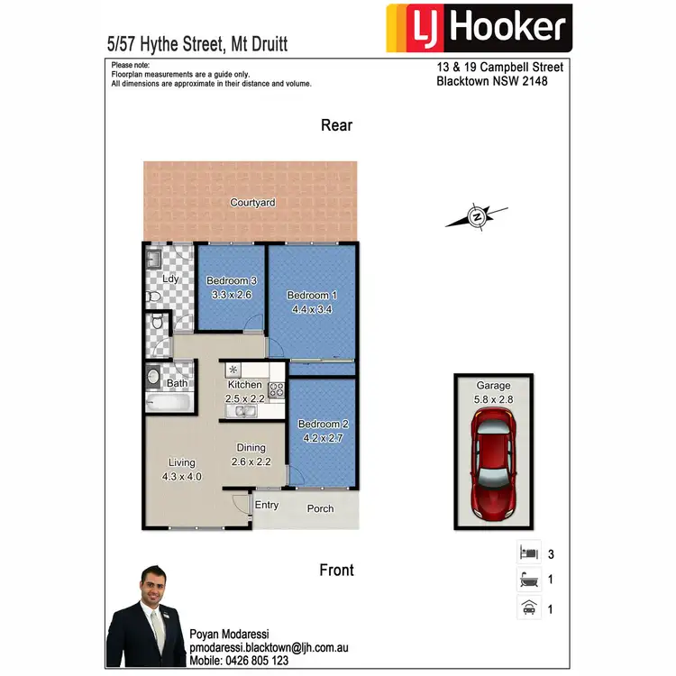 Floorplan of Homely villa listing, 5/57 Hythe Street, Mount Druitt NSW 2770