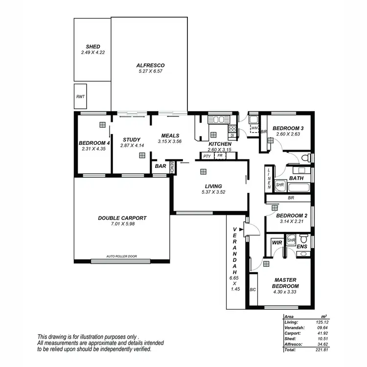 Floorplan of Homely house listing, 15 Ambrose Avenue, Campbelltown SA 5074