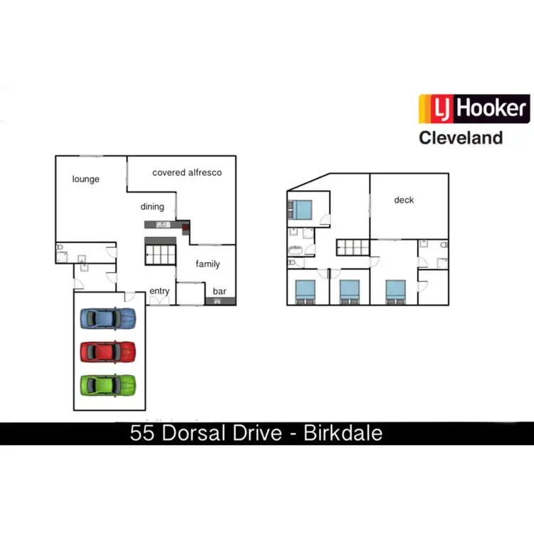 Floorplan of Homely house listing, 55 Dorsal Drive, Birkdale QLD 4159
