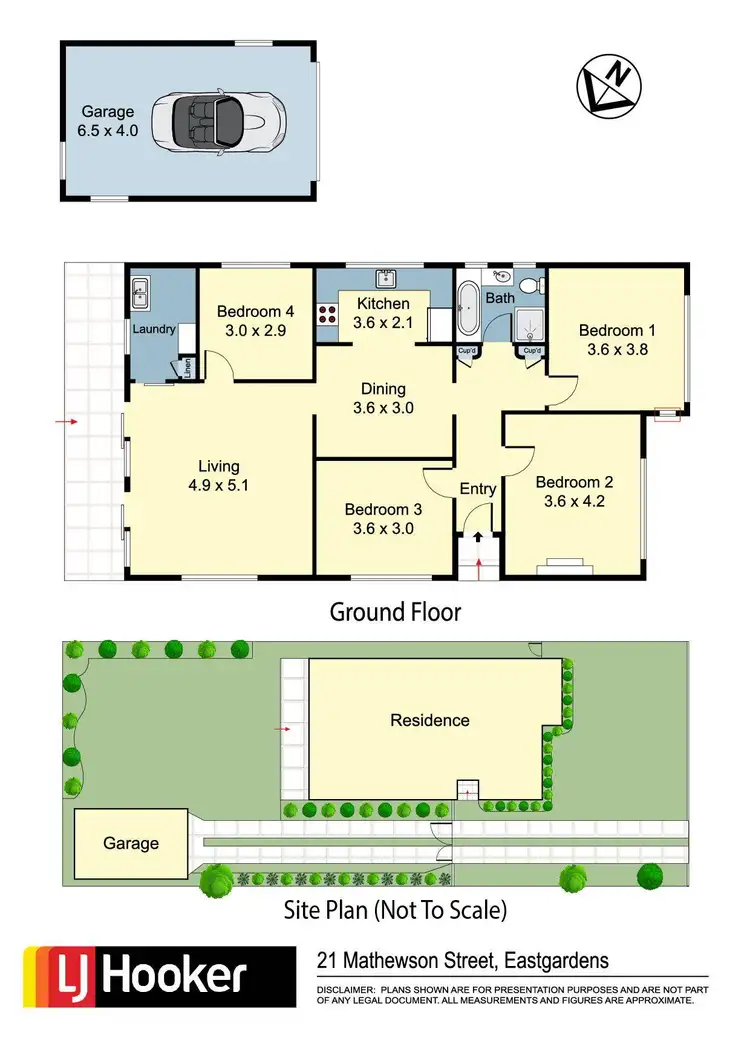Floorplan of Homely house listing, 21 Mathewson Street, Eastgardens NSW 2036