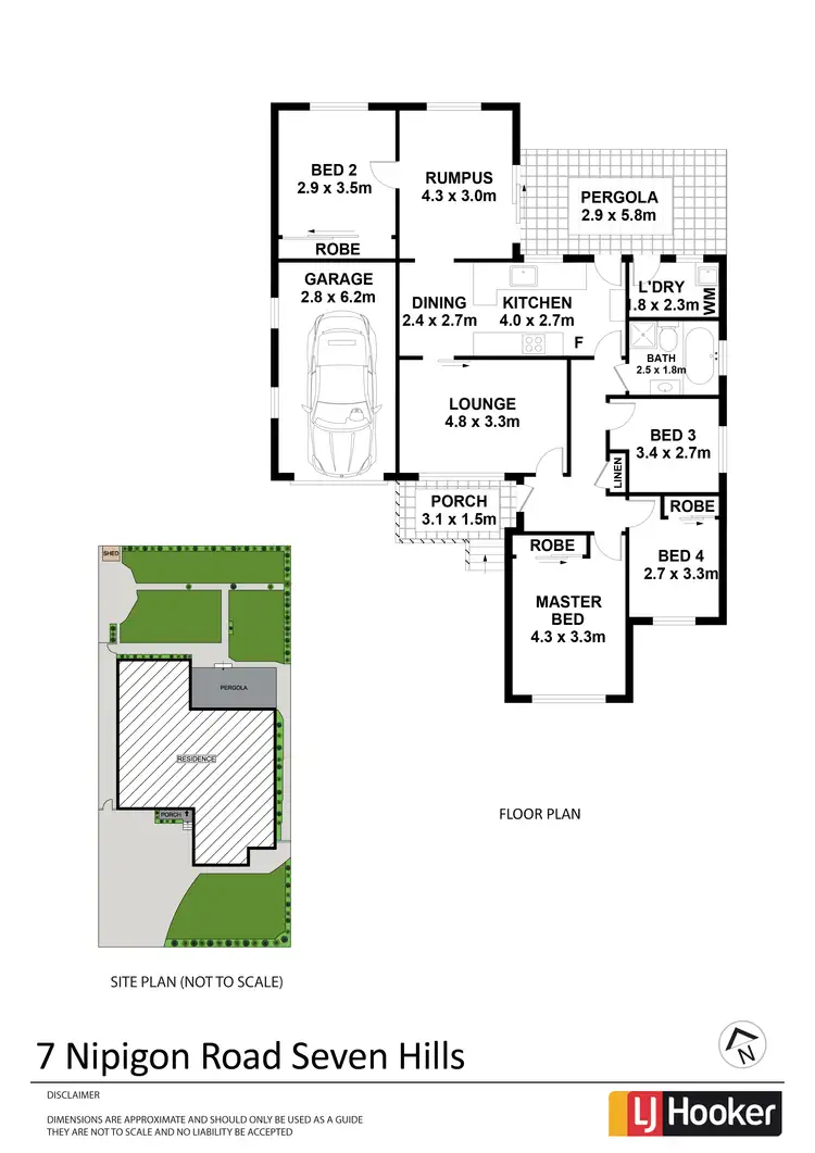 Floorplan of Homely house listing, 7 Nipigon Road, Seven Hills NSW 2147