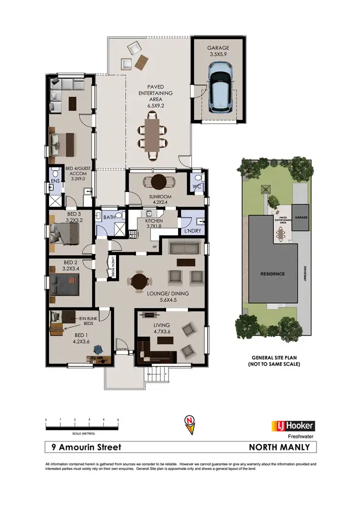 Floorplan of Homely house listing, 9 Amourin Street, North Manly NSW 2100