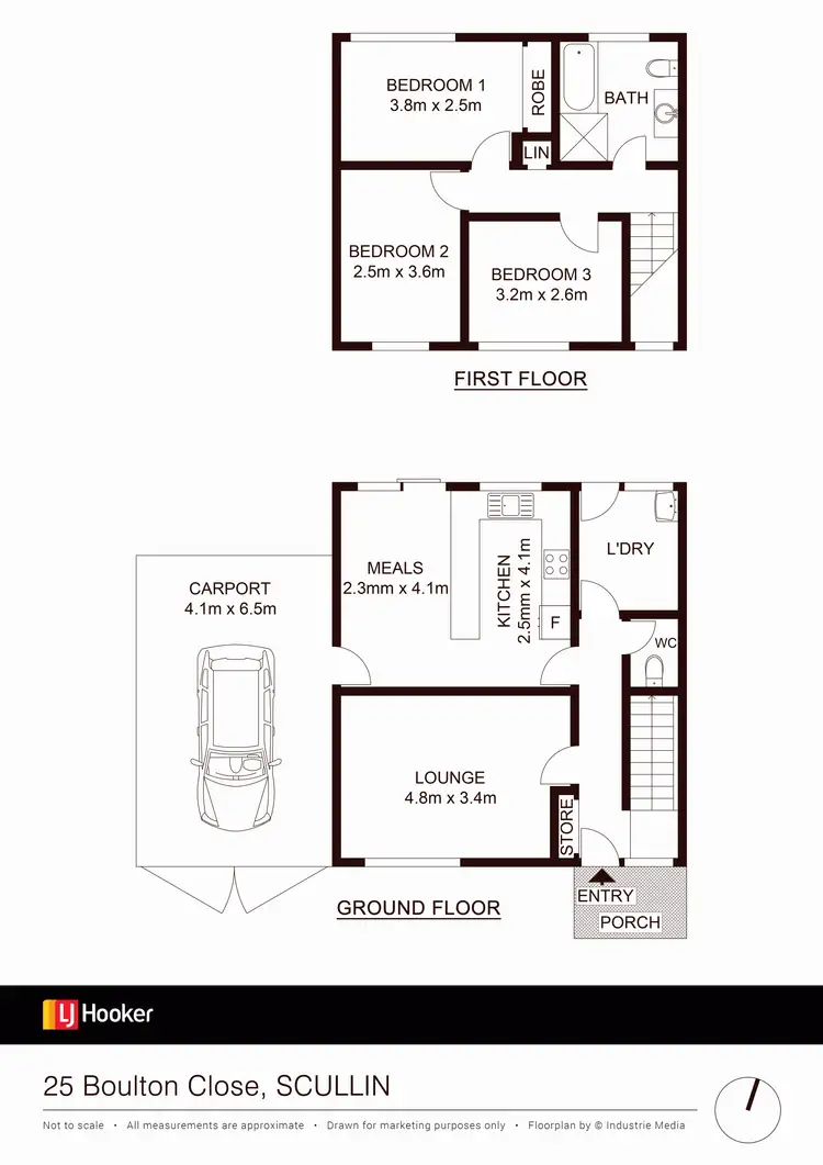 Floorplan of Homely house listing, 25 Boulton Close, Scullin ACT 2614
