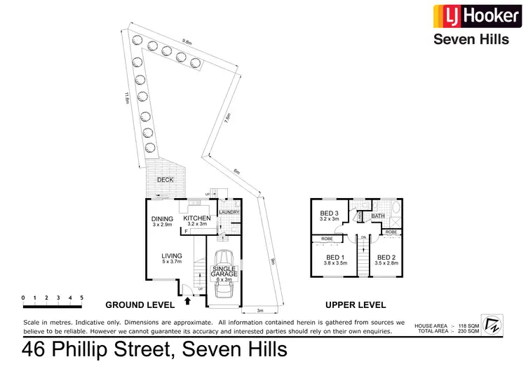 Floorplan of Homely house listing, 46 Phillip Street, Seven Hills NSW 2147