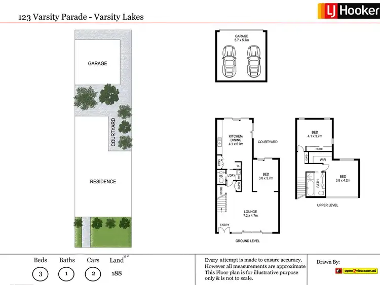 Floorplan of Homely house listing, 123 Varsity Parade, Varsity Lakes QLD 4227