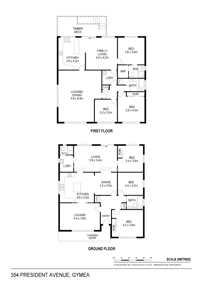 Floorplan of Homely house listing, 354 President Ave, Gymea NSW 2227