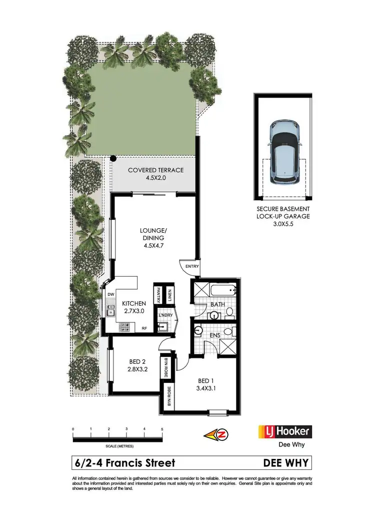 Floorplan of Homely unit listing, 6/2-4 Francis Street, Dee Why NSW 2099