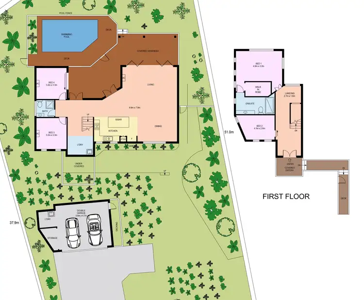 Floorplan of Homely house listing, 112 Petersen Street, Freshwater QLD 4870