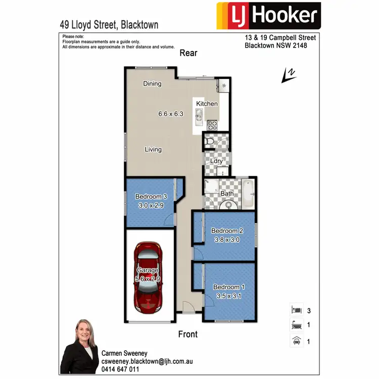 Floorplan of Homely house listing, 49 Lloyd Street, Blacktown NSW 2148