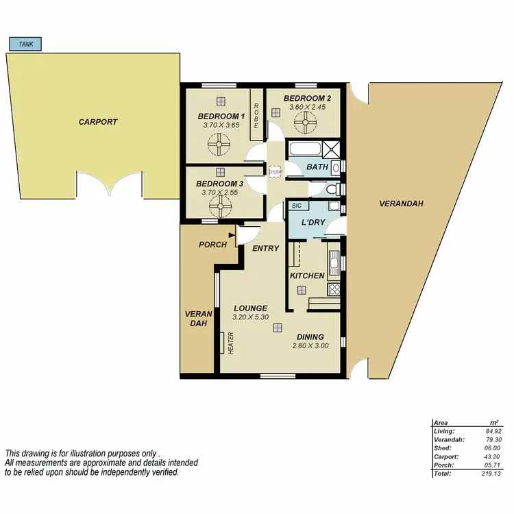 Floorplan of Homely house listing, 5 Mandarra Court, Salisbury North SA 5108