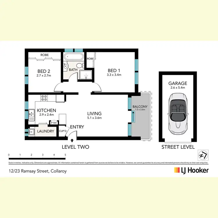 Floorplan of Homely unit listing, 12/23 Ramsay Street, Collaroy NSW 2097