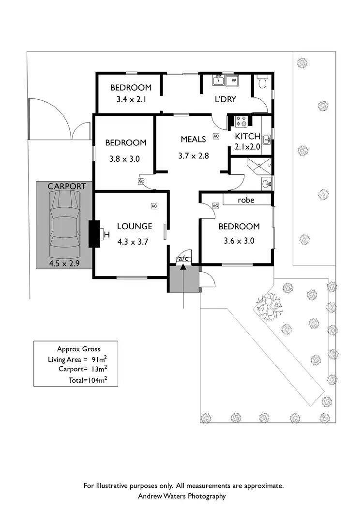 Floorplan of Homely house listing, 224 Railway Terrace, Taperoo SA 5017