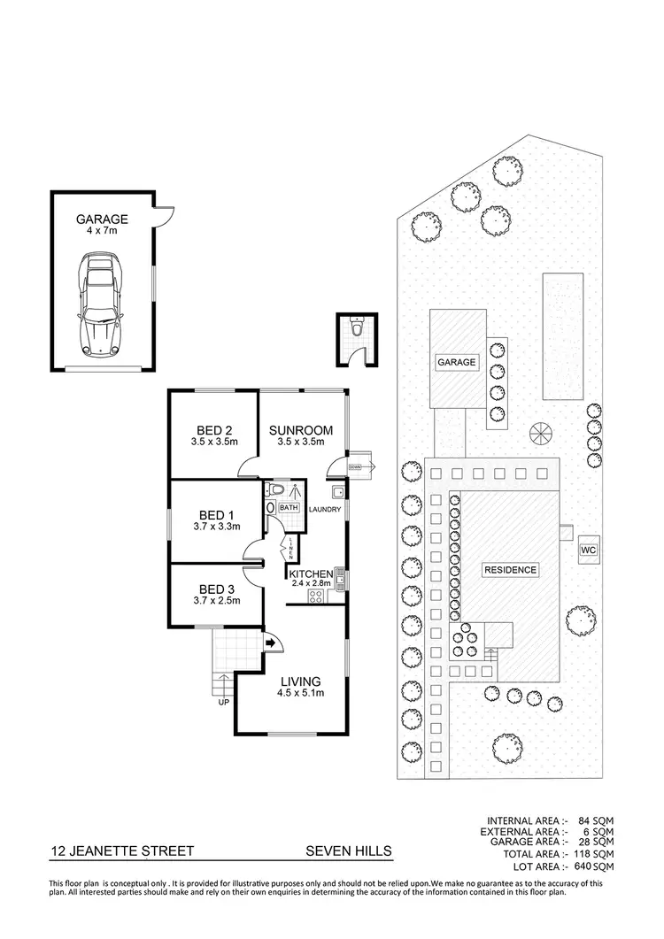 Floorplan of Homely house listing, 12 Jeanette Street, Seven Hills NSW 2147