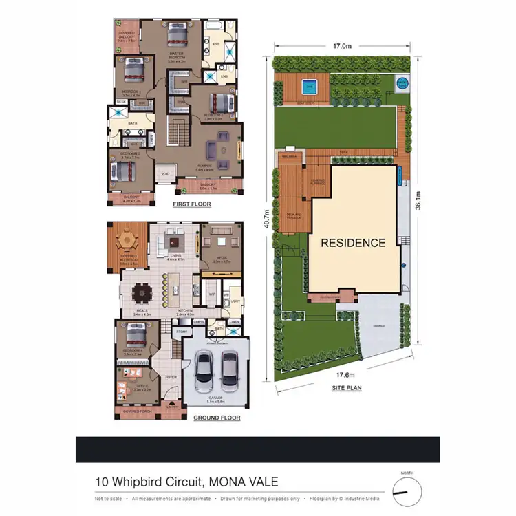 Floorplan of Homely house listing, 10 Whipbird Circuit, Mona Vale NSW 2103